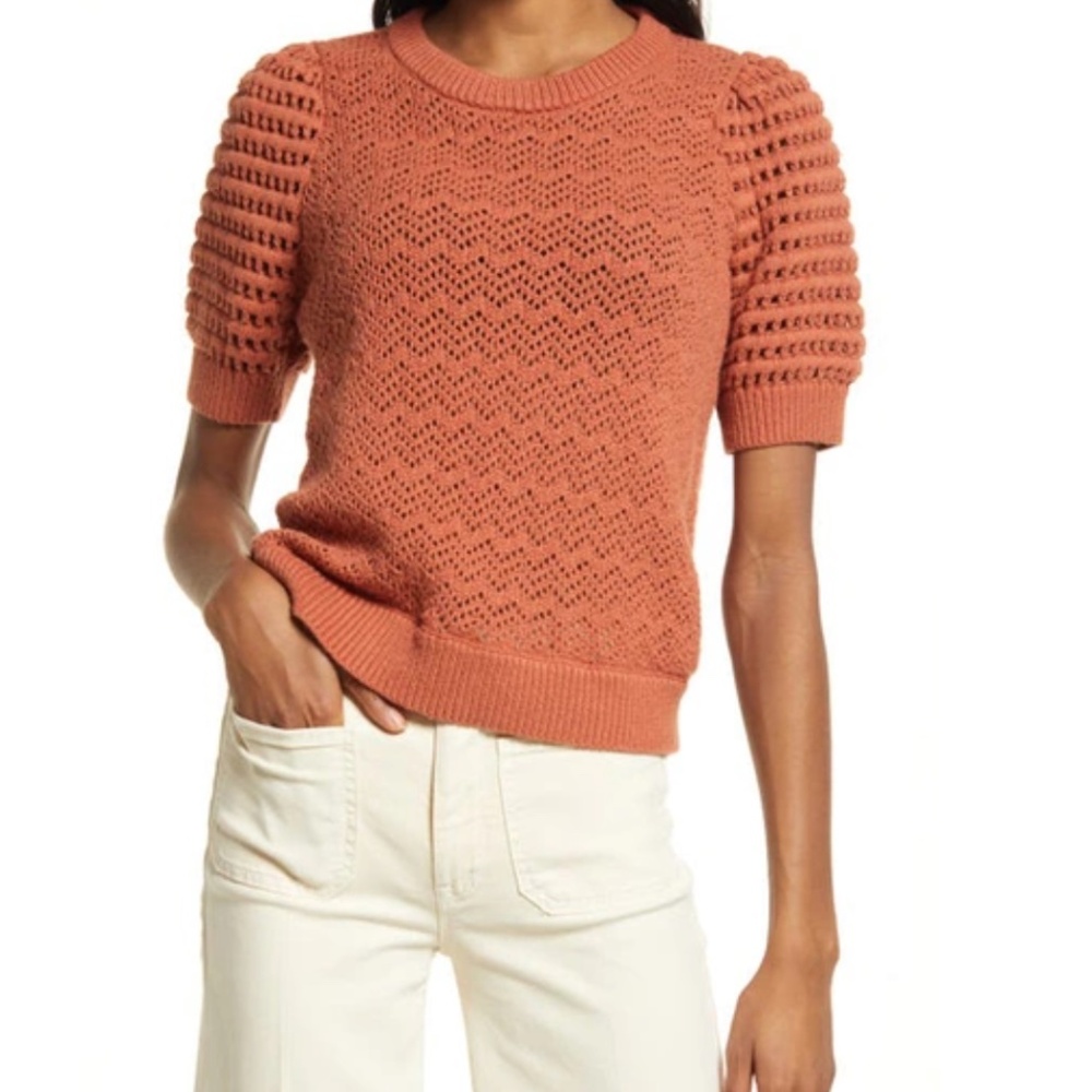 Madewell_ Atwater Crochet Sweater Tee _XXS